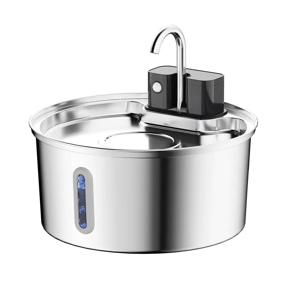 OpenClaw Flow Pro: UV-Sterilized Smart Sensing 304 Stainless Water Fountain (3.2L)