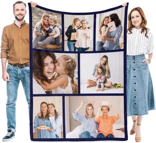 Ultra-Soft Personalized Photo Fleece Blanket