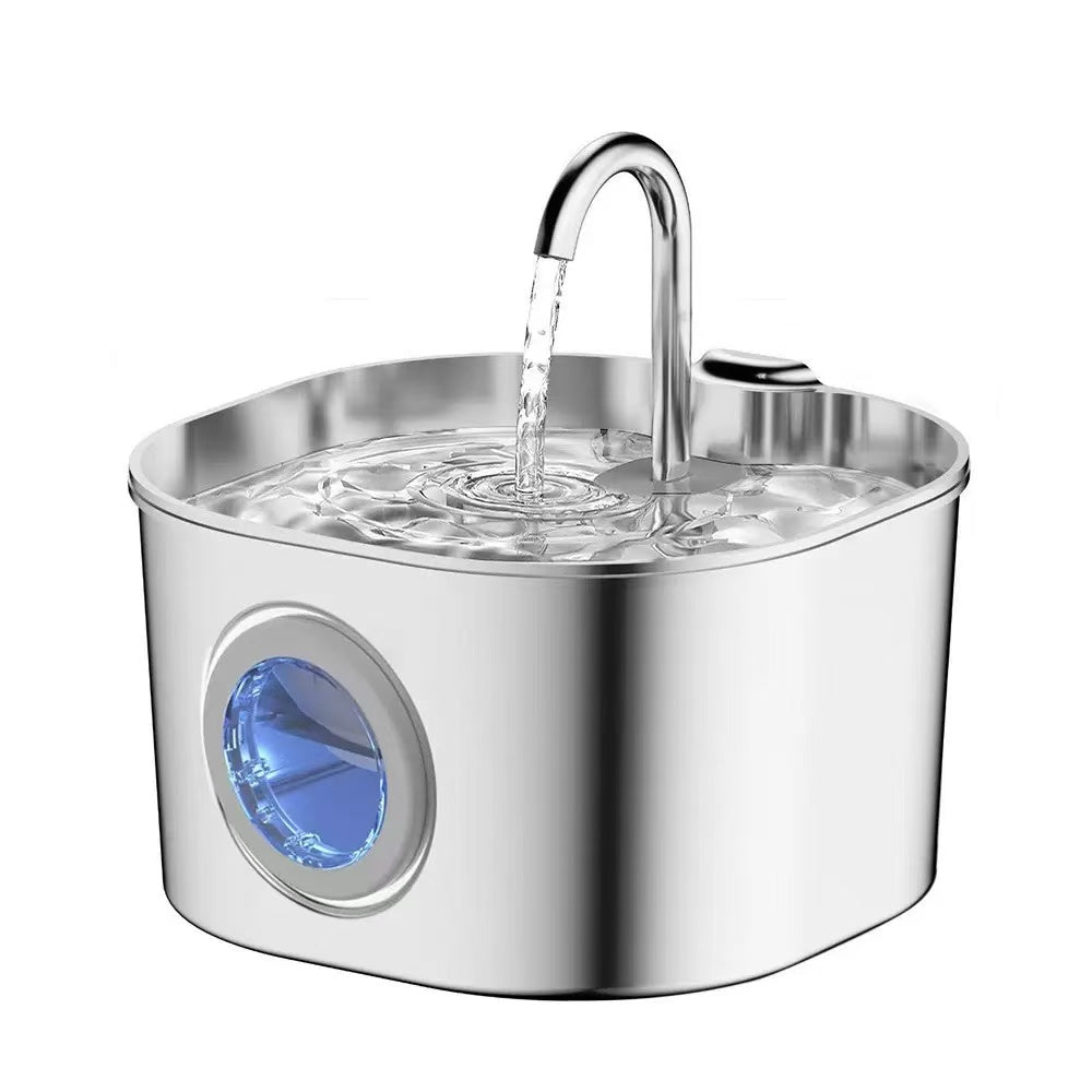 OpenClaw Flow Pro: UV-Sterilized Smart Sensing 304 Stainless Water Fountain (3.2L)