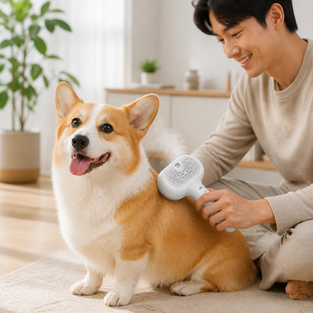 Dog Fur Care and Relaxing Skin Massage