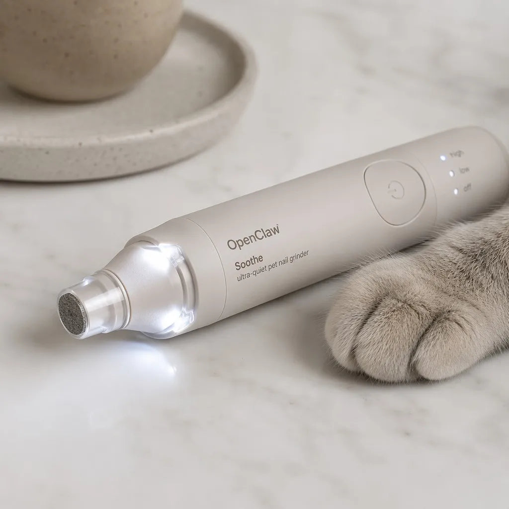 OpenClaw Soothe - Quiet Pet Nail Grinder with LED Light - view 4