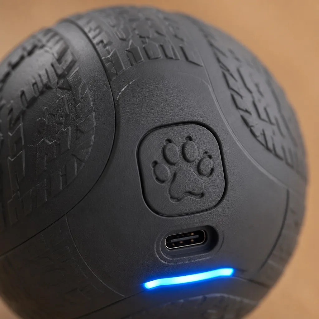 OpenClaw Chase smart dog ball surface texture close-up