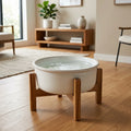 1.25 Gallon Ceramic Elevated Pet Water Bowl