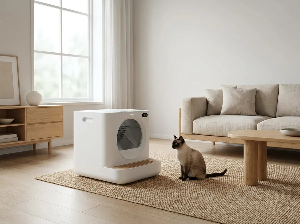 PETKIT PuraMax Self-Cleaning Litter Box Nordic Minimalist Design