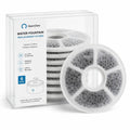OpenClaw Flow Refresh - 6-Pack Activated Carbon Replacement Filters for Smart Pet Fountain