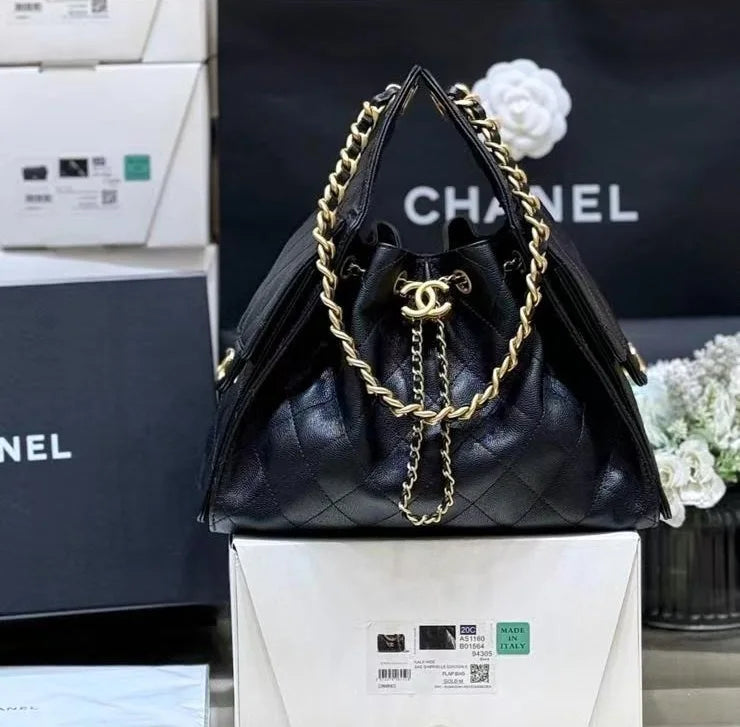 Luxury Genuine Leather Handbag - Custom Engraved Signature Tote