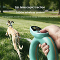 OpenClaw Lead: Smart Retractable Leash with Integrated Fitness Tracker & Safety LED